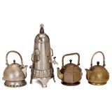 3 Electric Kettles Designed by Peter Behrens, 1909 onwards