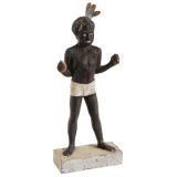 Unusual Advertising Figure of an African Boy, early 20th Century