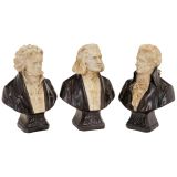 3 Busts of Composers, c. 1920