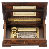 Romance CH 3/50 Musical Box by Reuge Music with Strauss Program,