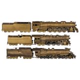 3 Brass Locomotives, Gauge H0