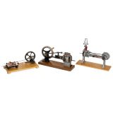 3 Steam-Engine Cutaway Models, 1920-50