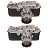 Leica IIIa and IIIf with Lenses