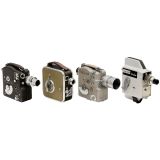 Lot of Ercsam Movie Cameras and other Models, 1950–60