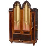 English Chamber Barrel Organ by Bates, early 19th Century