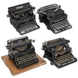 4 German and Swiss Typewriters