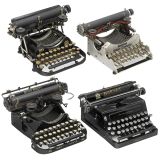 4 Small Typewriters