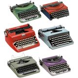 6 Colorful Typewriters