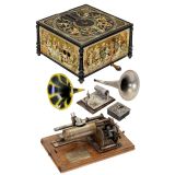 Phonographs and Mechanical Music Instruments for Spare Parts, c.