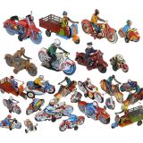 Group of Tin-Toy Motorcycles, c. 1960-70