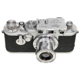 Leica IIIc converted to IIIf with Elmar 3,5/5 cm, c. 1950