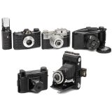 3 Bakelite Cameras, Nettar and Koroll 24