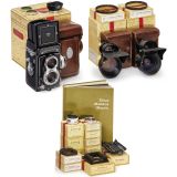 Rolleiflex T Outfit with Mutar 1,5x and 0,7x, c. 1962