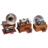 3 French Phonographs for Restoration, c. 1900