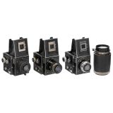 3 Primarflex Cameras and a Lens
