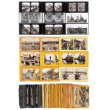 Approx. 100 Stereo Pictures of 9 x 18 cm, c. 1860