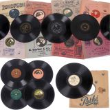 23 Shellac Records with Rare and Early Titles c. 1905–42
