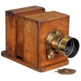 English Stereo Wet-Plate Sliding Box Camera, c. 1860