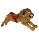 Carved Lion for a Children's Carousel