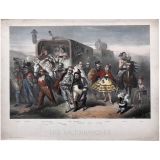 Hand-tinted Lithograph Les Saltimbanques (The Jugglers), Par