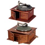 Two Table Gramophones