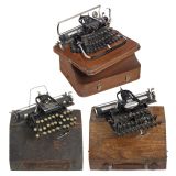 3 Blickensderfer Typewriters