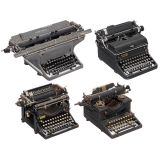 4 American Typewriters