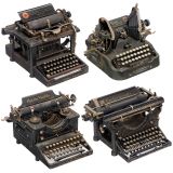 4 American Typewriters