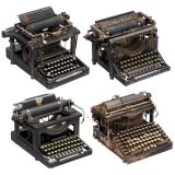 4 American Typewriters for Restoration or Spare Parts