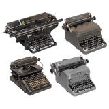 4 American Typewriters