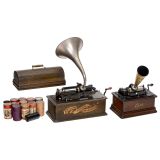 2 Edison Phonographs