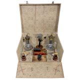 French Experiment Box for Demonstrating Electricity, c. 1910