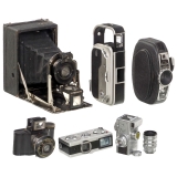 6 Miniature Cameras, c. 1920-70