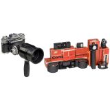 Contarex Sonnar 2.8/180 mm Lens and Contarex electronic Camera