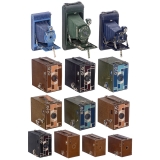 Colored Kodak Rollfilm Cameras