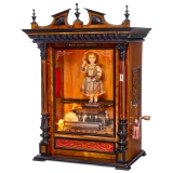 Swiss Station Musical Box with Doll Automaton, c. 1895