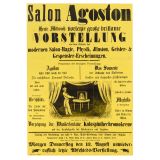 Magic Show Poster by Illusionist Agoston, 1868