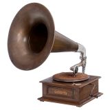 Horn Gramophone The Comet with Large Brass Horn, c. 1920