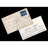 Letter of Thanks from Gustave Eiffel to Alexander Graham Bell, 1