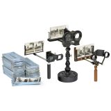 3 Stereoscopes and Stereo Cards from France