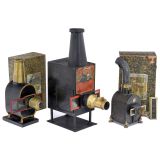 3 Rare German Magic Lanterns