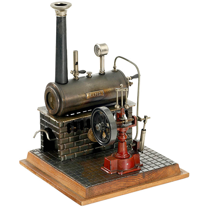 平放式蒸汽机ernst plank (422): rapid 1903年