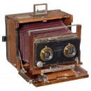 French Stereo Plate Camera, c. 1900