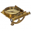 Large Compass with Protractor, c. 1850