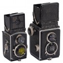 Rolleiflex 6 x 6 and 4 x 4 Cameras, c. 1929