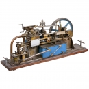 Well-Engineered Working Model of a Single-Cylinder Steam Engine,