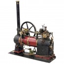 Working Model of a Stationary Single-Cylinder Overtype Steam Eng