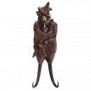 Carved Musical Coat Hook, c. 1890