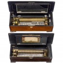 2 Musical Boxes for Restoration, c. 1885