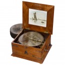 13 1/4-Inch Symphonion No. 60NO Disc Musical Box, c. 1900